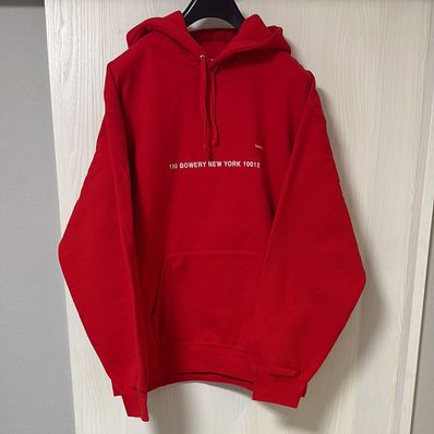 Supreme Shop Small Box Hooded Sweatshirt New York "Red"