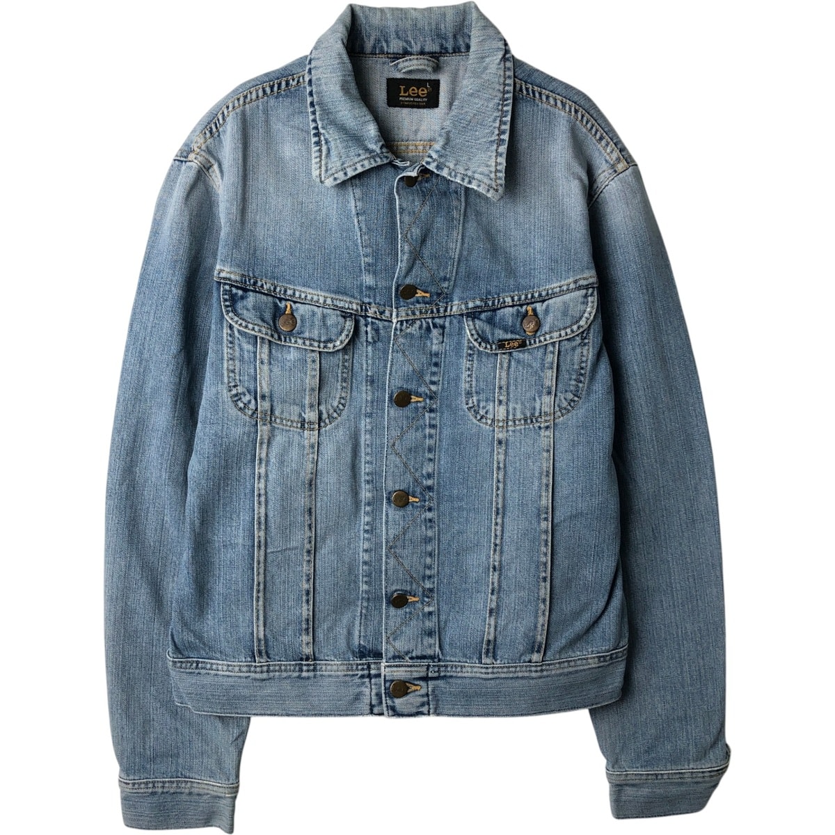 古着 リー Lee RIDER JACKET デニムジャケット Gジャン メンズL相当/eaa630350