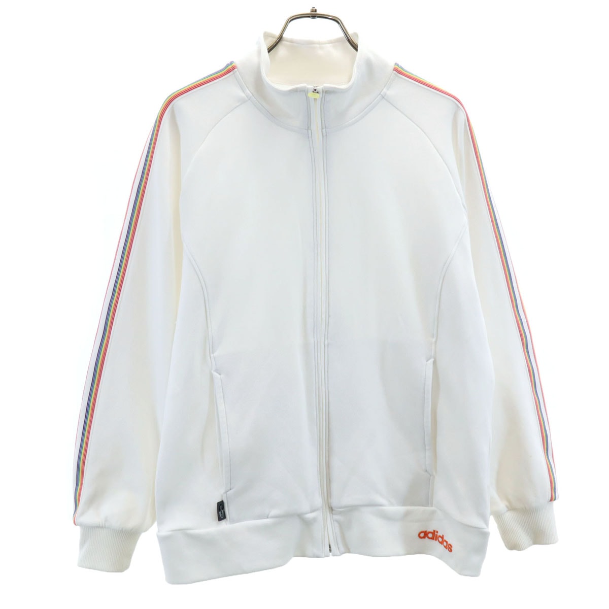 adidas アディダス トラックジャケット M ホワイト ジャージ