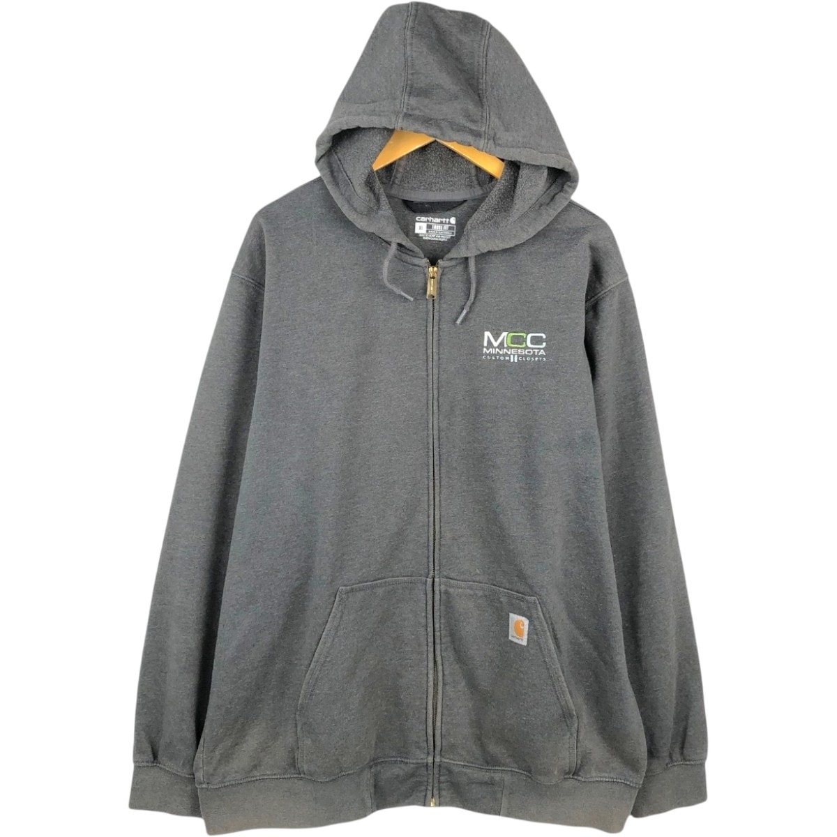 古着 カーハート Carhartt Loose Fit スウェットフルジップパーカー メンズXL相当/eaa673987