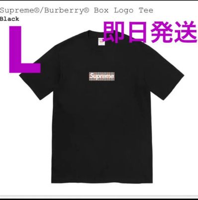 Supreme / Burberry Box Logo Tee "Black"