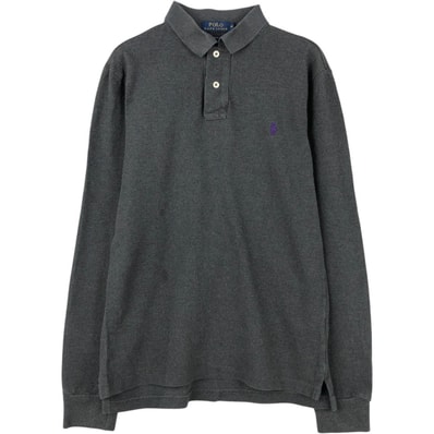 古着 ラルフローレン Ralph Lauren POLO RALPH LAUREN SLIM FIT 長袖 ポロシャツ メンズM相当/eaa667166