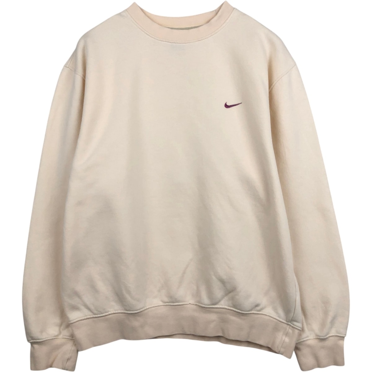 古着 00年代 ナイキ NIKE ワンポイントロゴスウェットシャツ トレーナー メンズL相当/eaa630120