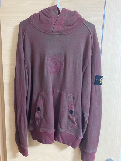 Supreme / Stone Island® Hooded Sweatshirt "Red"