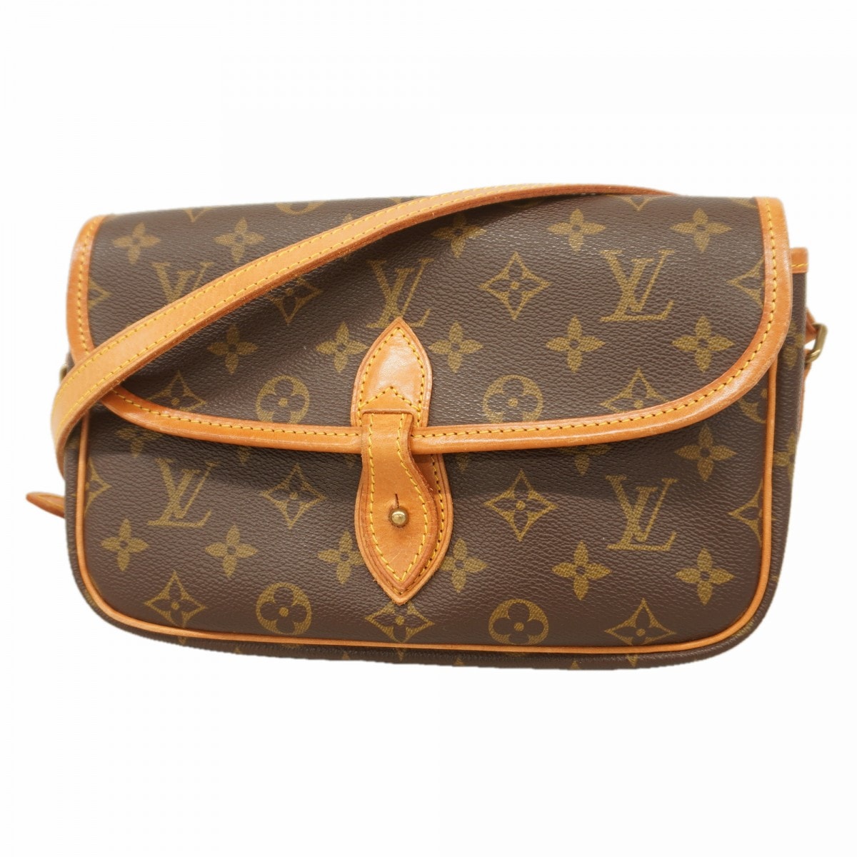 【6dc3540】ルイヴィトン ショルダーバッグ モノグラム ジベシエールPM M42248 ブラウン【中古】レディース