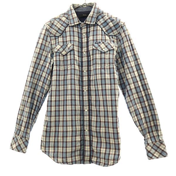 DIESEL ディーゼル チェック 長袖 シャツ