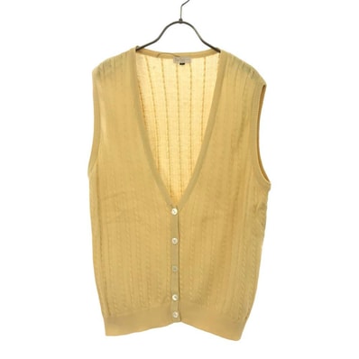Burberrys バーバリーズ 90s オールド ニットベスト F ライトイエロー