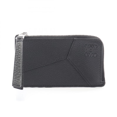 ロエベ LOEWE PUZZLE EDGE COIN CARDHOLDER コインケース 財布 レザー メンズ ブラック系 C510Z40X281100 【新品】