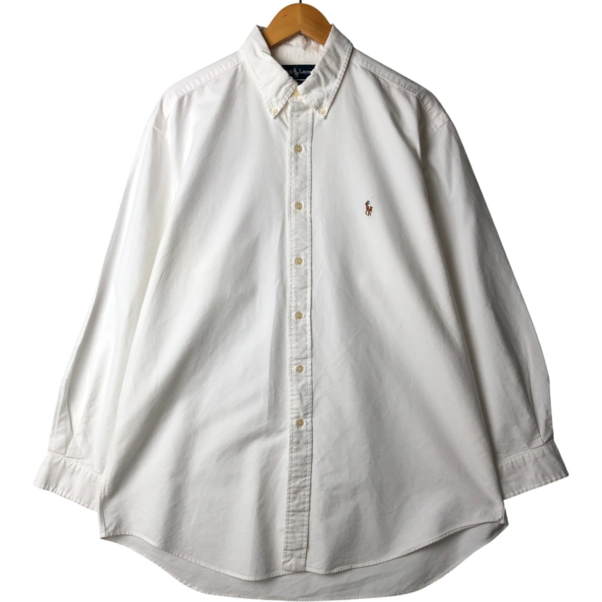 古着 ラルフローレン Ralph Lauren YARMOUTH 長袖 ボタンダウンシャツ メンズXL相当/eaa592526