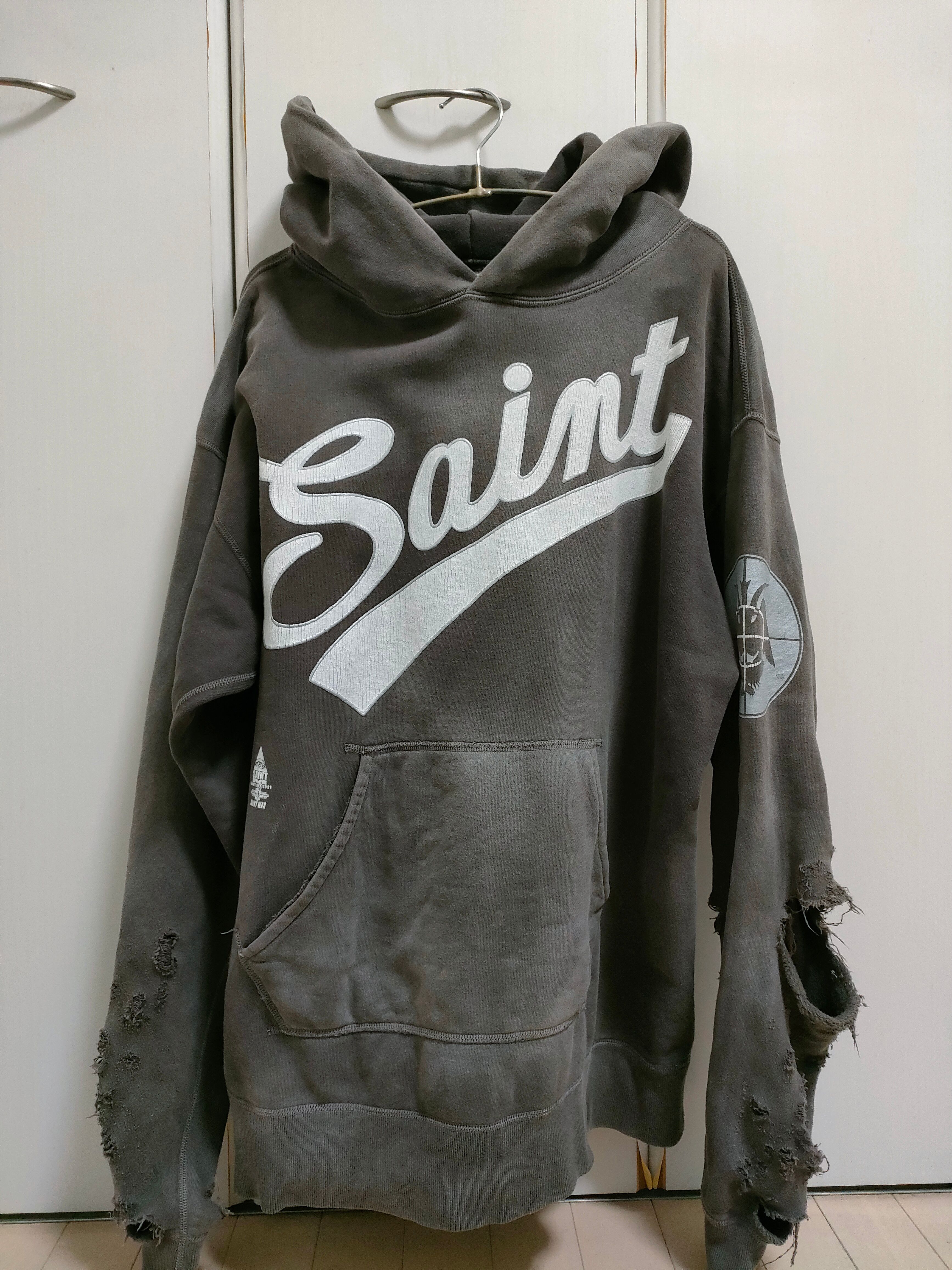 SAINT Mxxxxxx FOCUS HOODIE "Black"