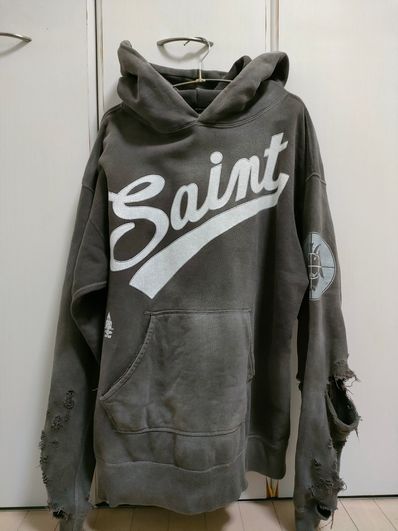 SAINT Mxxxxxx FOCUS HOODIE "Black"