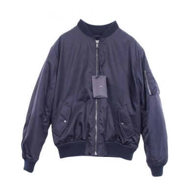 プラダ PRADA 中綿入り ブルゾン ブルゾン 衣料品 アウター ナイロン メンズ ネイビー系 【中古】
