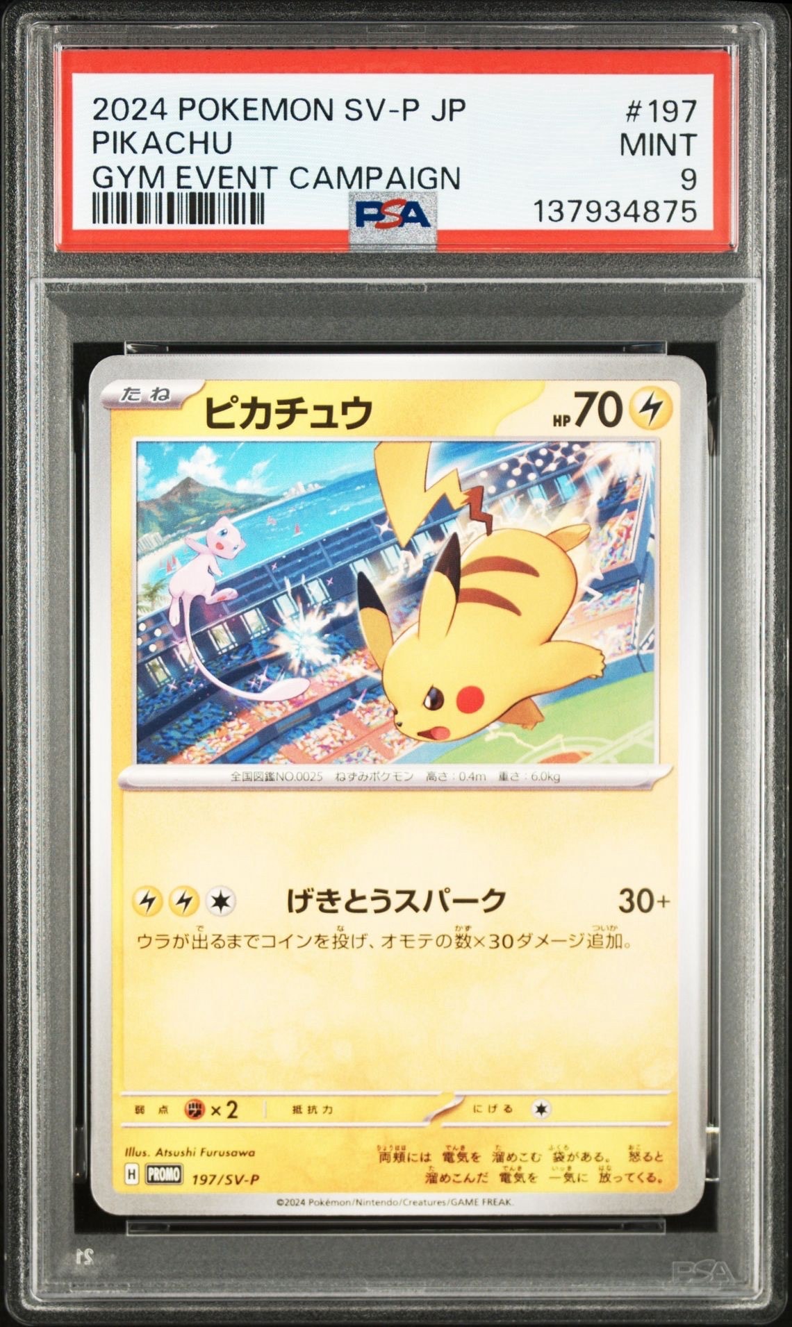 ピカチュウ P [SV-P 197](プロモーションカード「WCS2024 開催記念」)