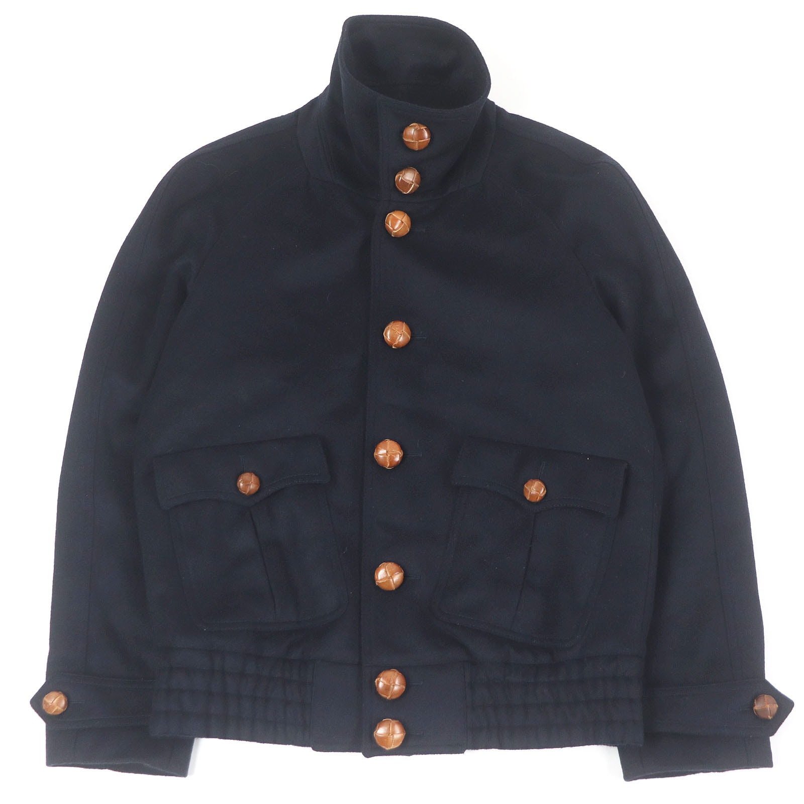 美品 バーバリー
 ブルゾン ネイビー メンズ 44