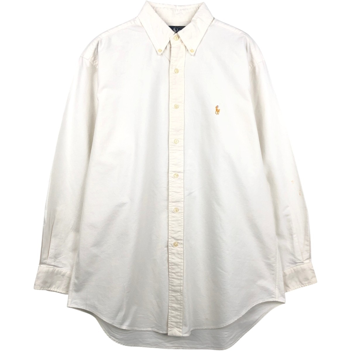 古着 ラルフローレン Ralph Lauren YARMOUTH 長袖 ボタンダウンシャツ メンズL相当/eaa661002