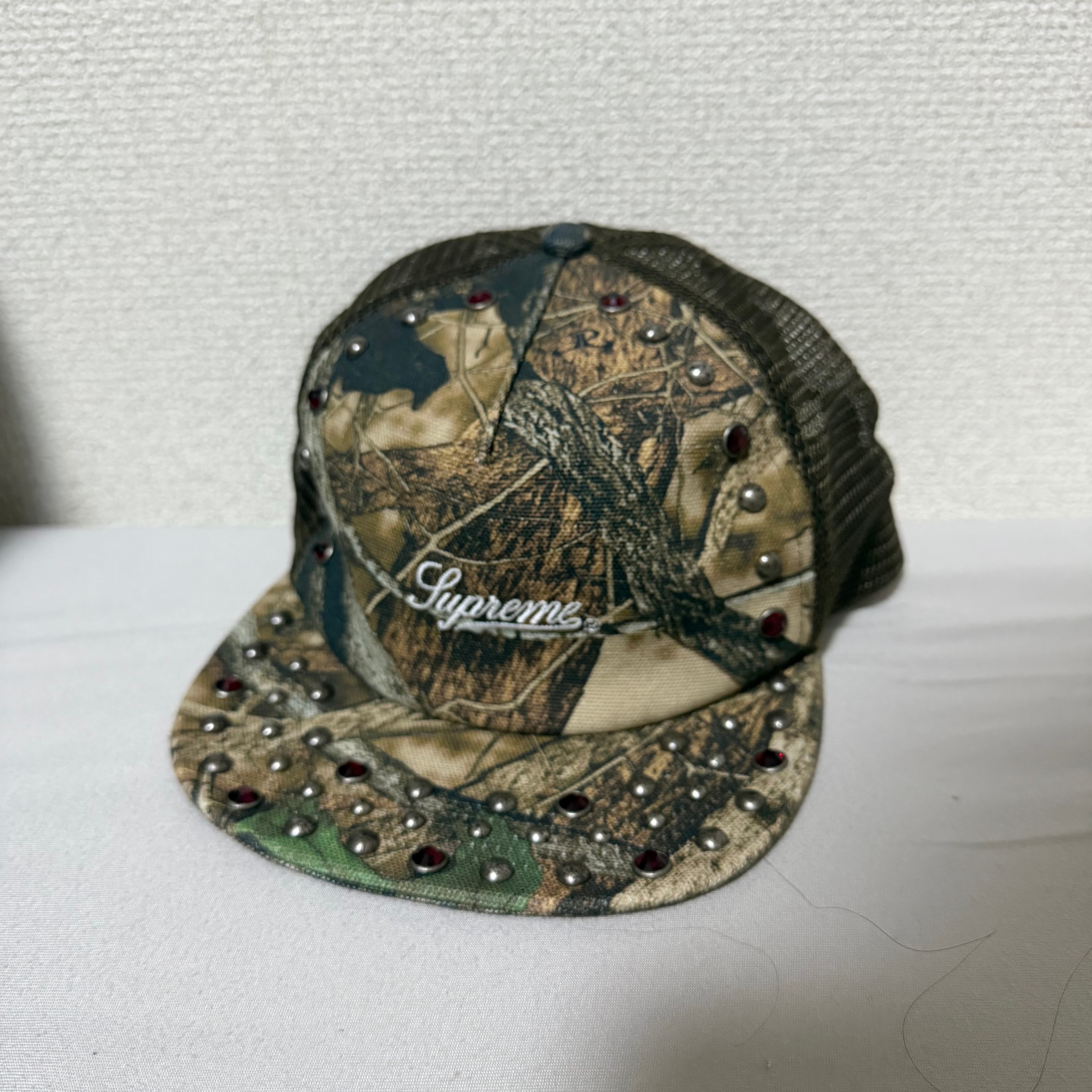 シュプリーム x ビービーサイモン スタッディド キャンバス 5パネル "カモ"