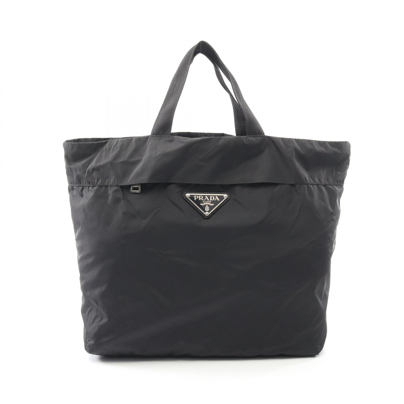 プラダ PRADA トートバッグ バッグ ナイロン レディース ブラック系 【中古】