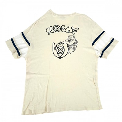 LOEWE ロエベ ニット IBIZA サマーニットカットソー クルーネック トップス アパレル 服 XL H664Y22J02 アイボリー コットン メンズ 春 夏【中古品】