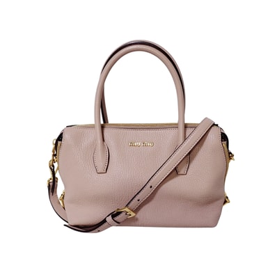 miumiu ミュウミュウ マドラス 2way ショルダー ピンク ピンク レディース ハンドバッグ