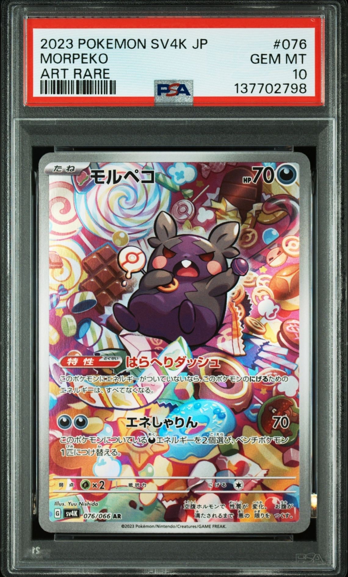 状態A】モルペコ AR[SV4K 076/066](拡張パック「古代の咆哮」) PARADOX