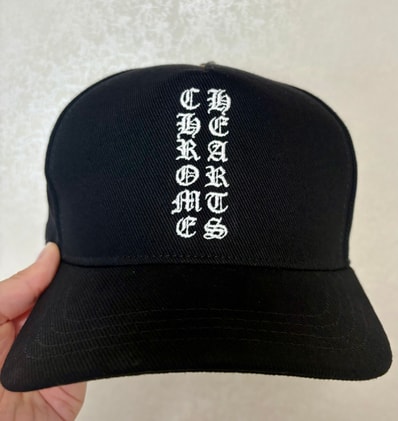 Chrome Hearts Baseball Cap CH Logo "Black/White"