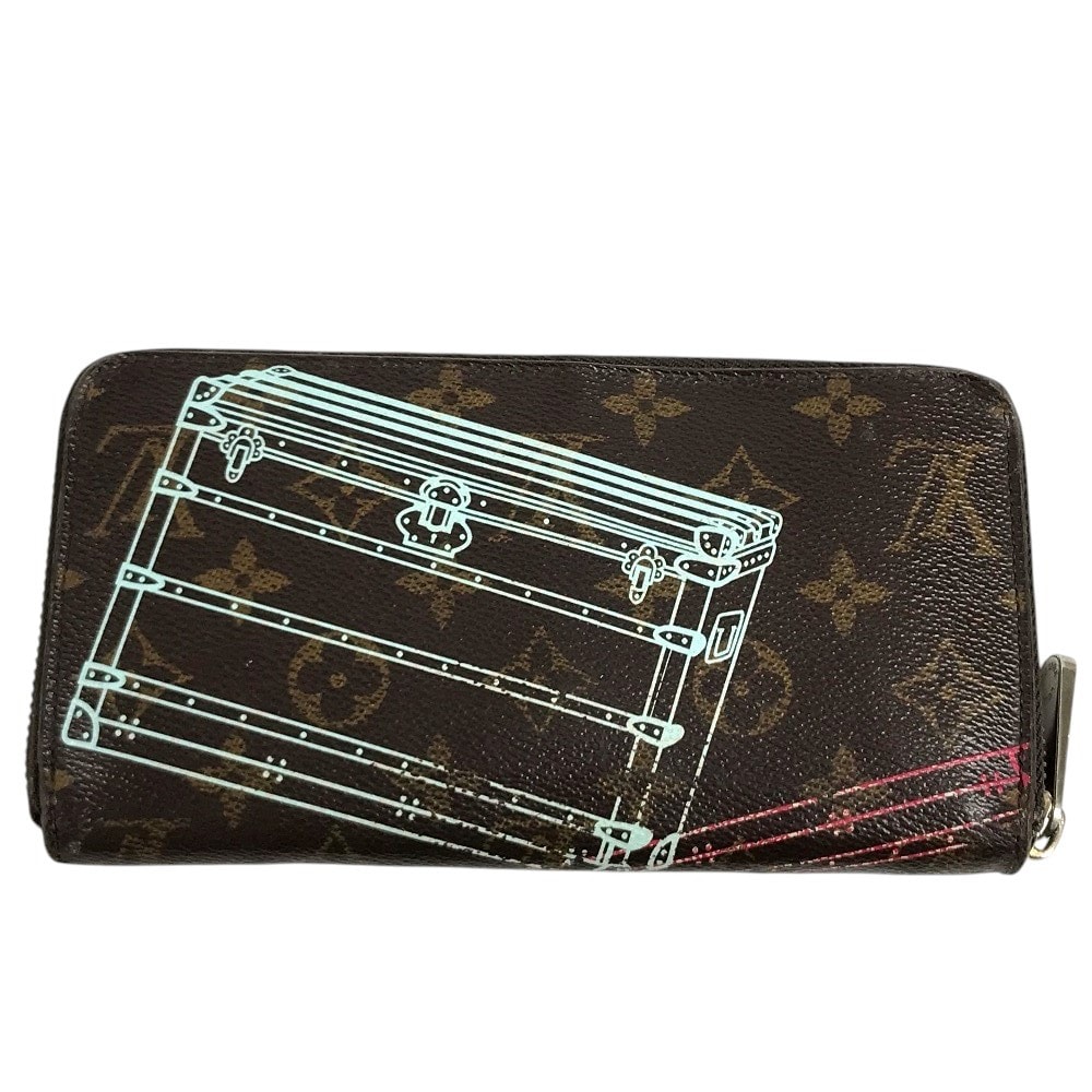 ルイヴィトン LOUIS VUITTON ジッピーウォレット M58507 モノグラム 2014年クリスマス限定 ロングウォレット ラウンドファスナー 長財布 モノグラムキャンバス ブラウン