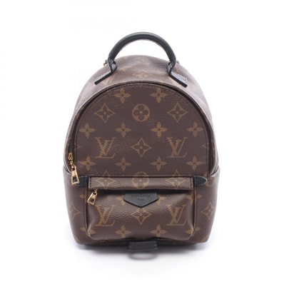 ルイ・ヴィトン LOUIS VUITTON パームスプリングス ミニ リュックサック バックパック バッグ PVCコーティングキャンバス レザー モノグラム レディース ブラウン系 / ブラック系 M41562 【中古】