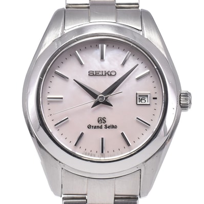 セイコー SEIKO STGF067/4J52-0AB0 グランドセイコー デイト ホワイトシェル クォーツ レディース 良品 箱付き 腕時計 M#148362