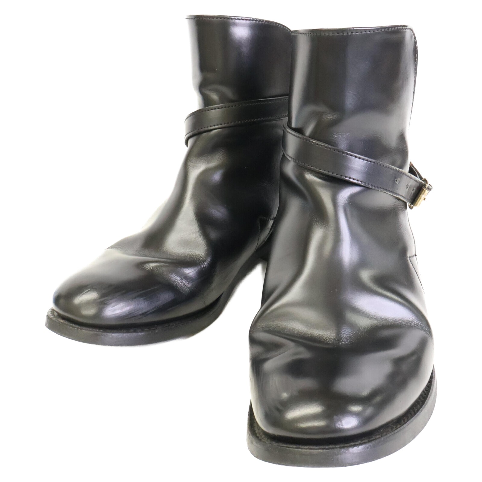 サンダース 9105B T475 イングランド製 レザー ジョッパーショートブーツ 6