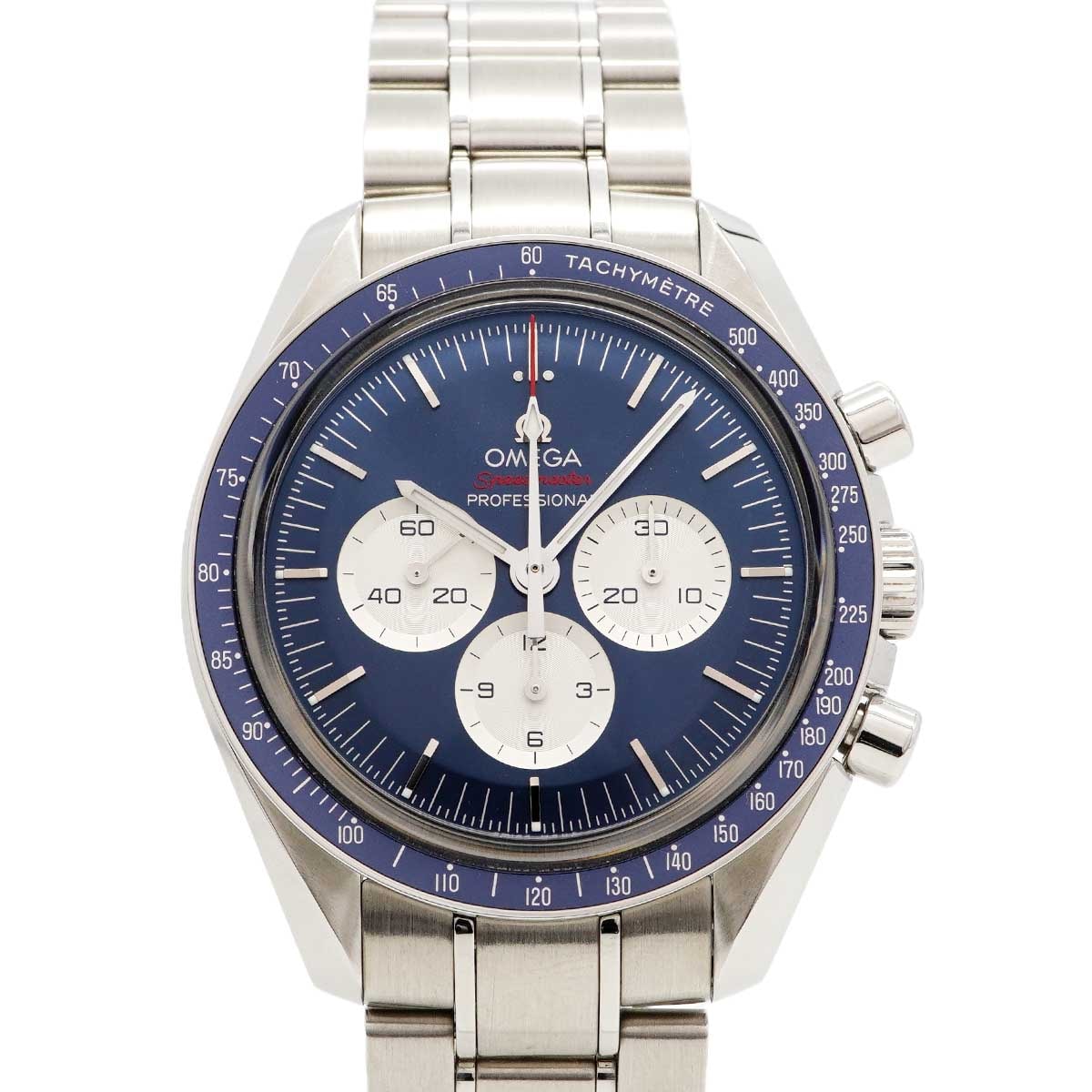 ★最終価格★SALE【6wdb0125】オメガ スピードマスター 522.30.42.30.03.001 ネイビー文字盤【中古】腕時計 メンズ