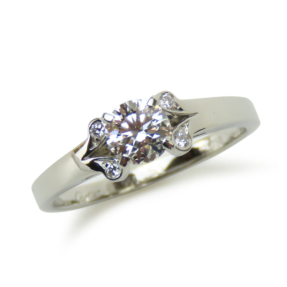 【中古】 カルティエ リング・指輪 バレリーナリング 51 Pt950 ダイヤモンド 約4.1g プラチナ ジュエリー 小物 レディース 女性 CARTIER