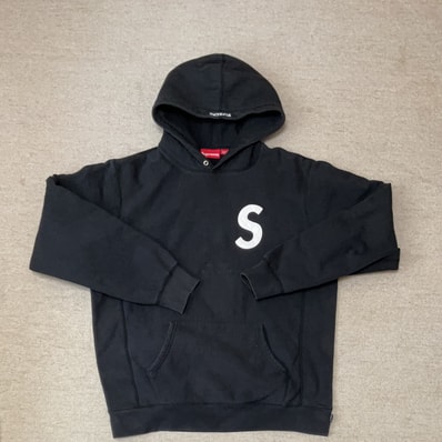 Supreme S Logo Hooded Sweatshirt "Black" (20SS)