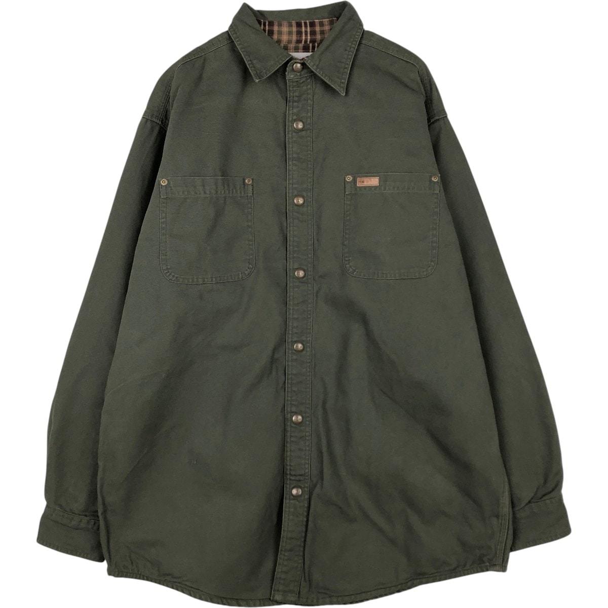 古着 カーハート Carhartt 長袖 ダックワークシャツ メンズL相当/eaa679089