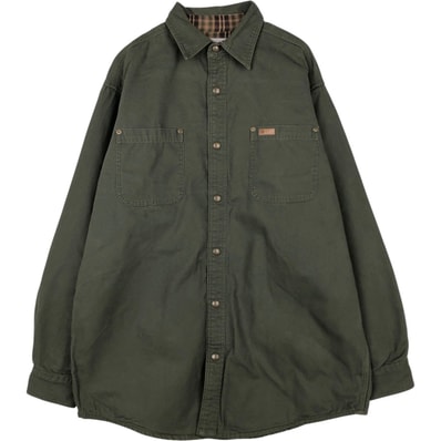 古着 カーハート Carhartt 長袖 ダックワークシャツ メンズL相当/eaa679089