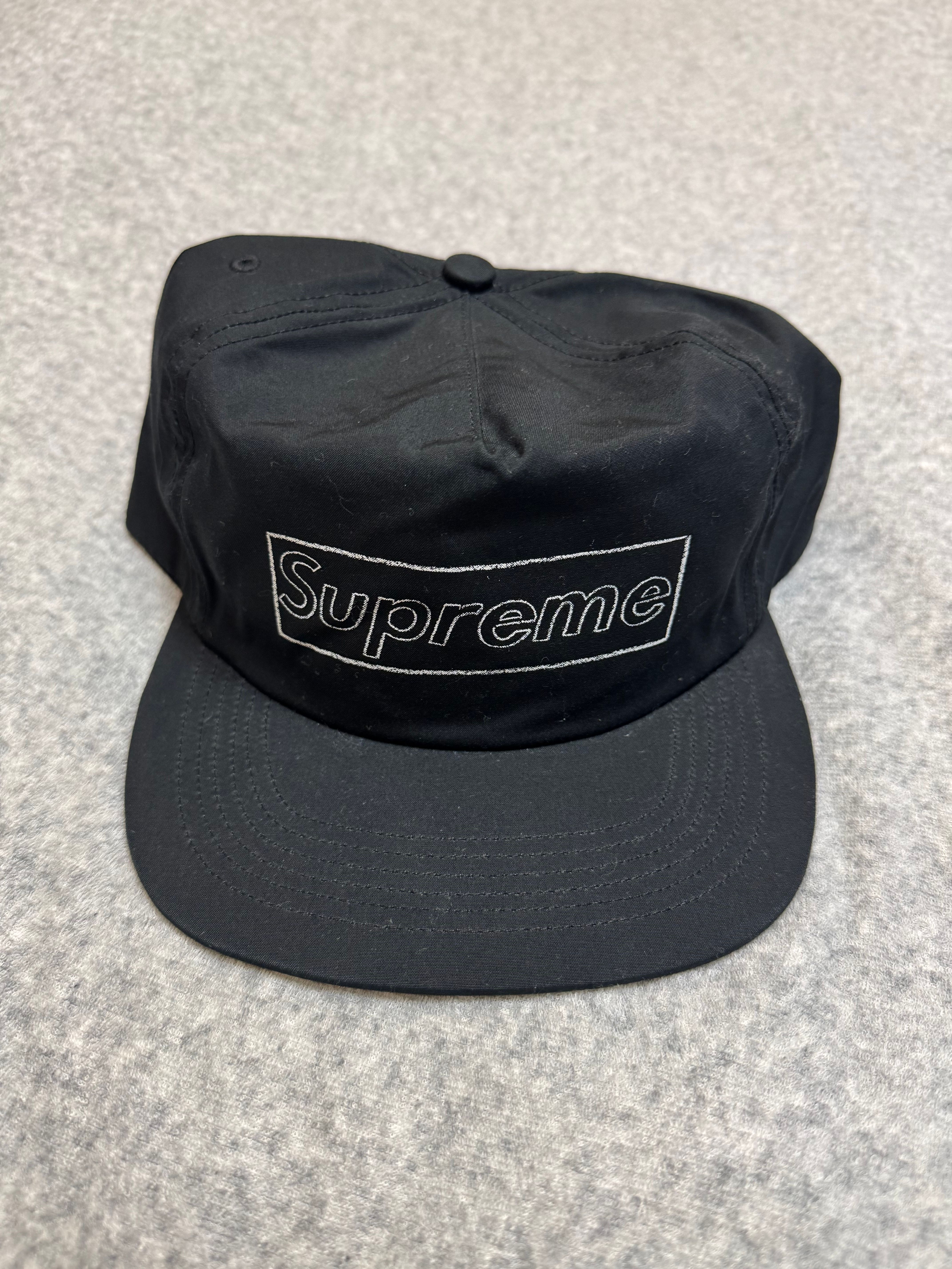 Supreme KAWS Chalk Logo 5-Panel "Black"