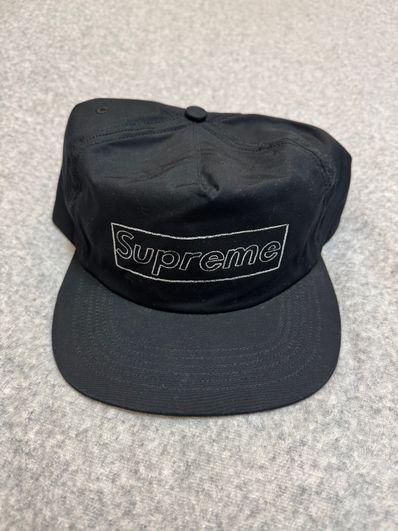 Supreme KAWS Chalk Logo 5-Panel "Black"
