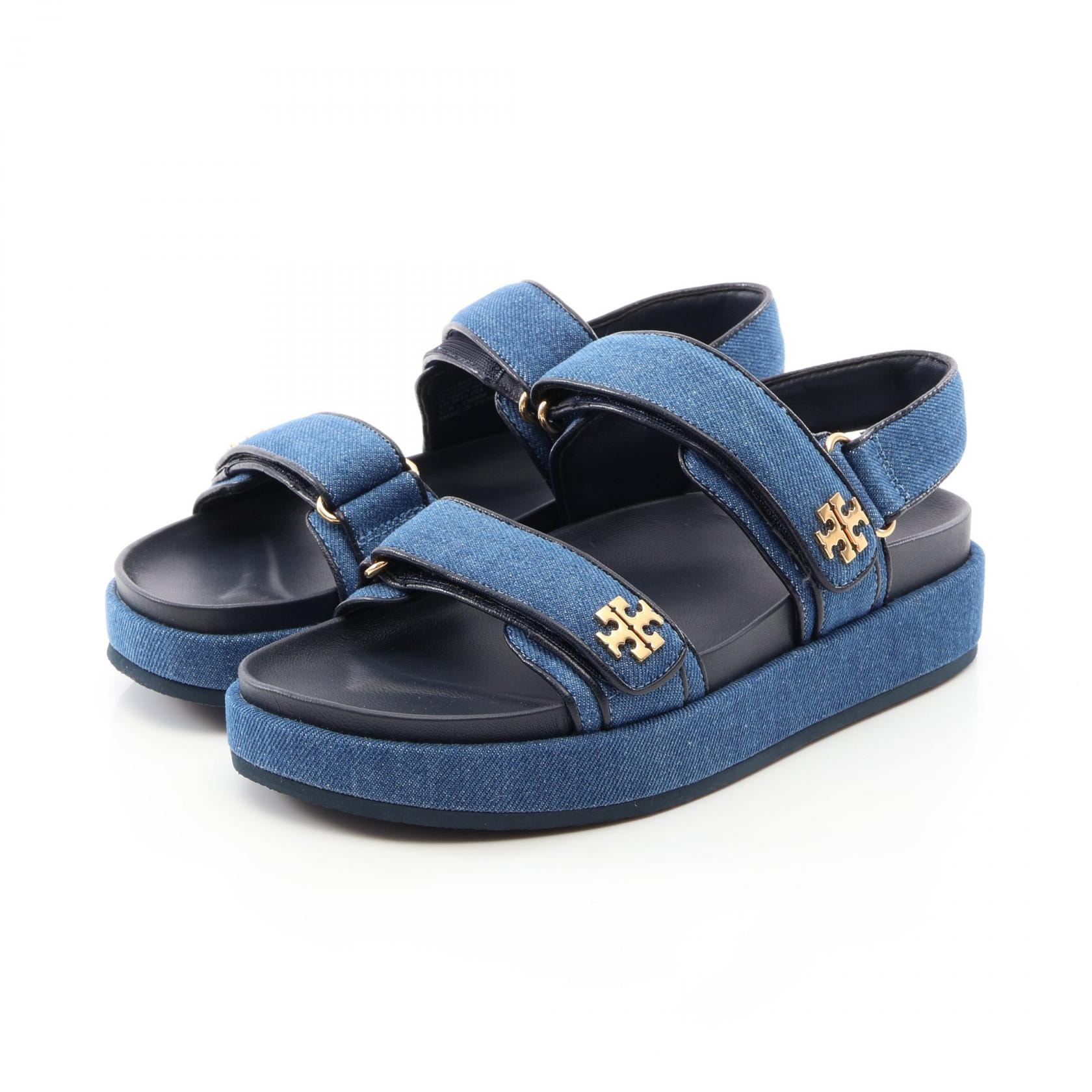 トリーバーチ Tory Burch KIRA SPORT SANDAL サンダル 靴 デニム レディース ネイビー系 1589544018 【新品】