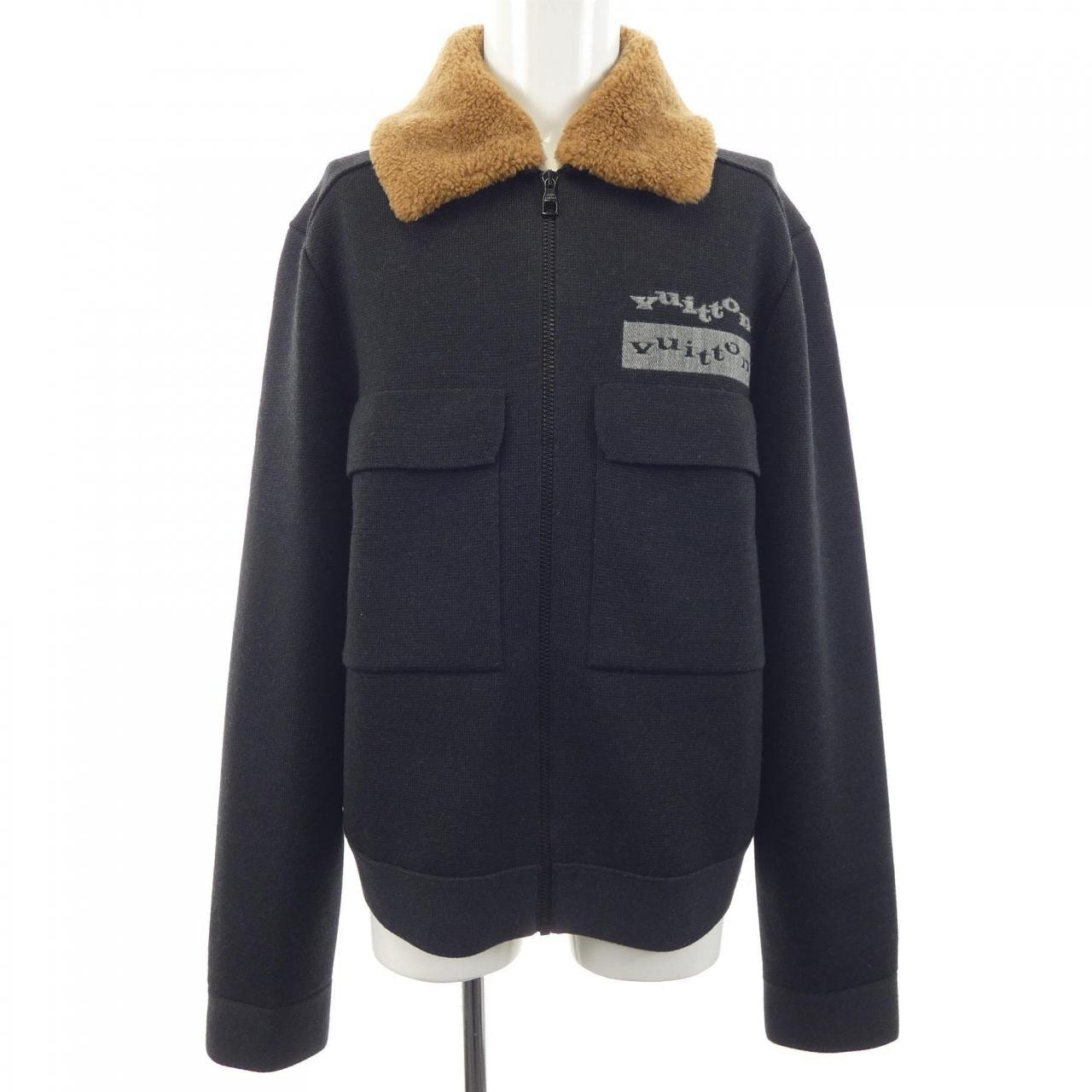 ルイヴィトン LOUIS VUITTON ニットブルゾンウィズシアリングカラー HON33WZLL ブルゾン
