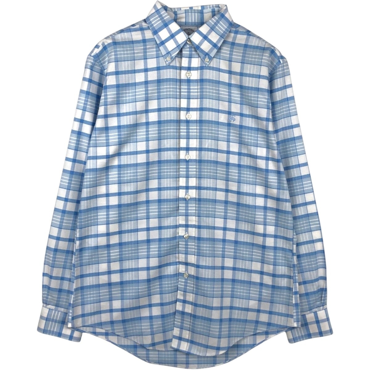 古着 ブルックスブラザーズ Brooks Brothers Est.1818 REGENT 長袖 ボタンダウンチェックシャツ メンズM相当/eaa665974