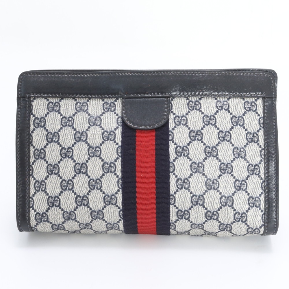 ■美品 グッチ GGスプリームセカンドバッグ