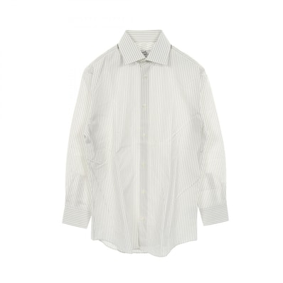 エルメス HERMES セリエボタン 衣料品 トップス コットン ホワイト レディース ホワイト系 / グレー系 【中古】