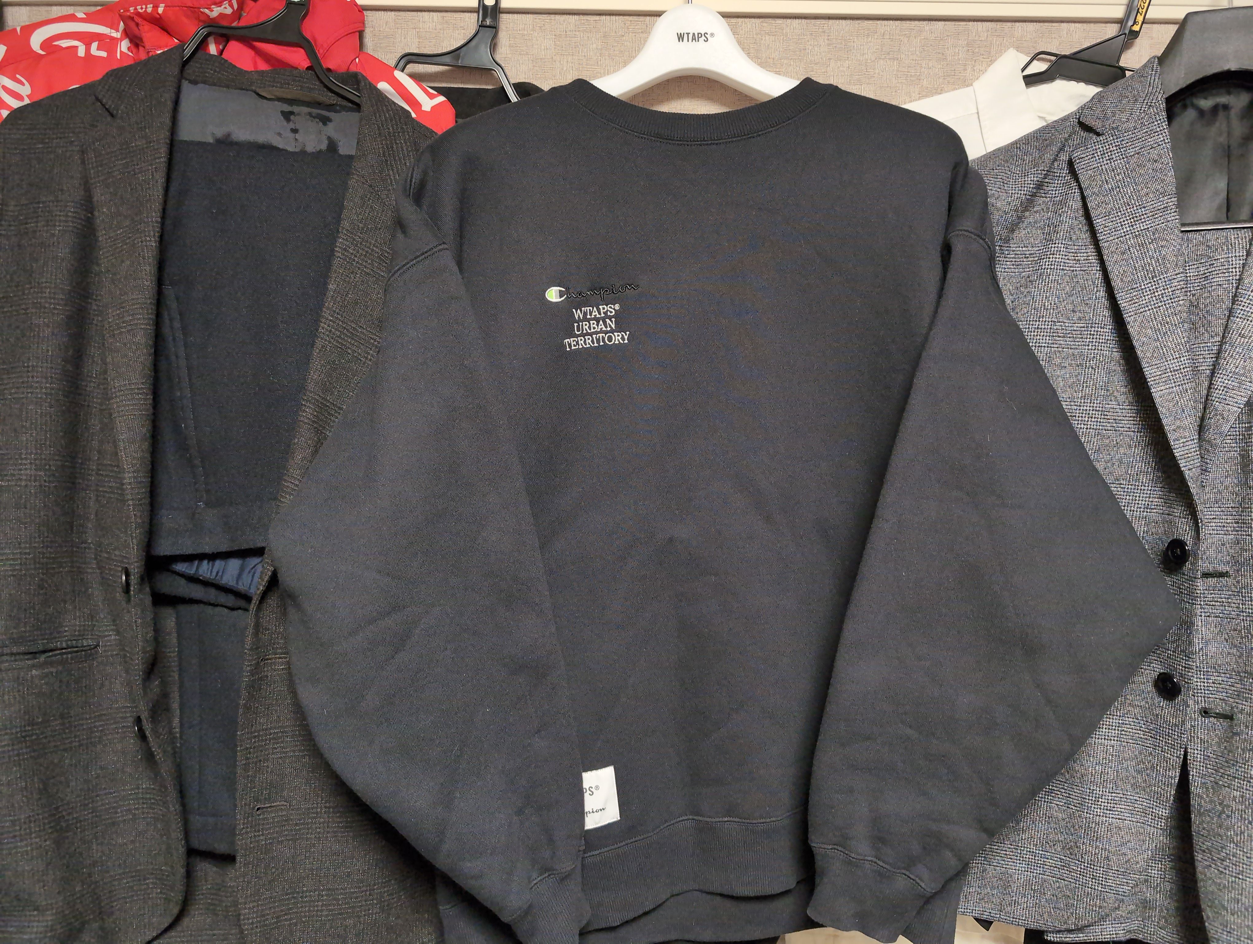 Wtaps x Champion Academy Crew Neck "Black"