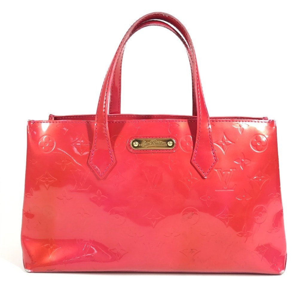 ルイヴィトン LOUIS VUITTON ウィルシャーブルーバード M93643 モノグラムヴェルニ トートバッグ カバン ハンドバッグ モノグラムヴェルニキャンバス ローズポップ ピンク