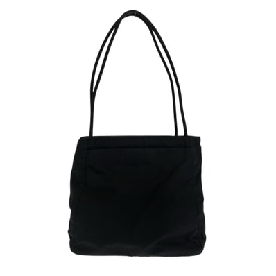 美品 PRADA プラダ テスート 三角ロゴプレート ブラック 黒 ナイロン ショルダーバッグ トートバッグ 601354 【中古】