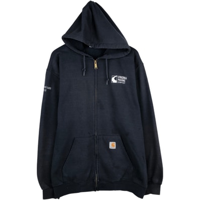 古着 カーハート Carhartt スウェットフルジップパーカー メンズXL相当/eaa617466