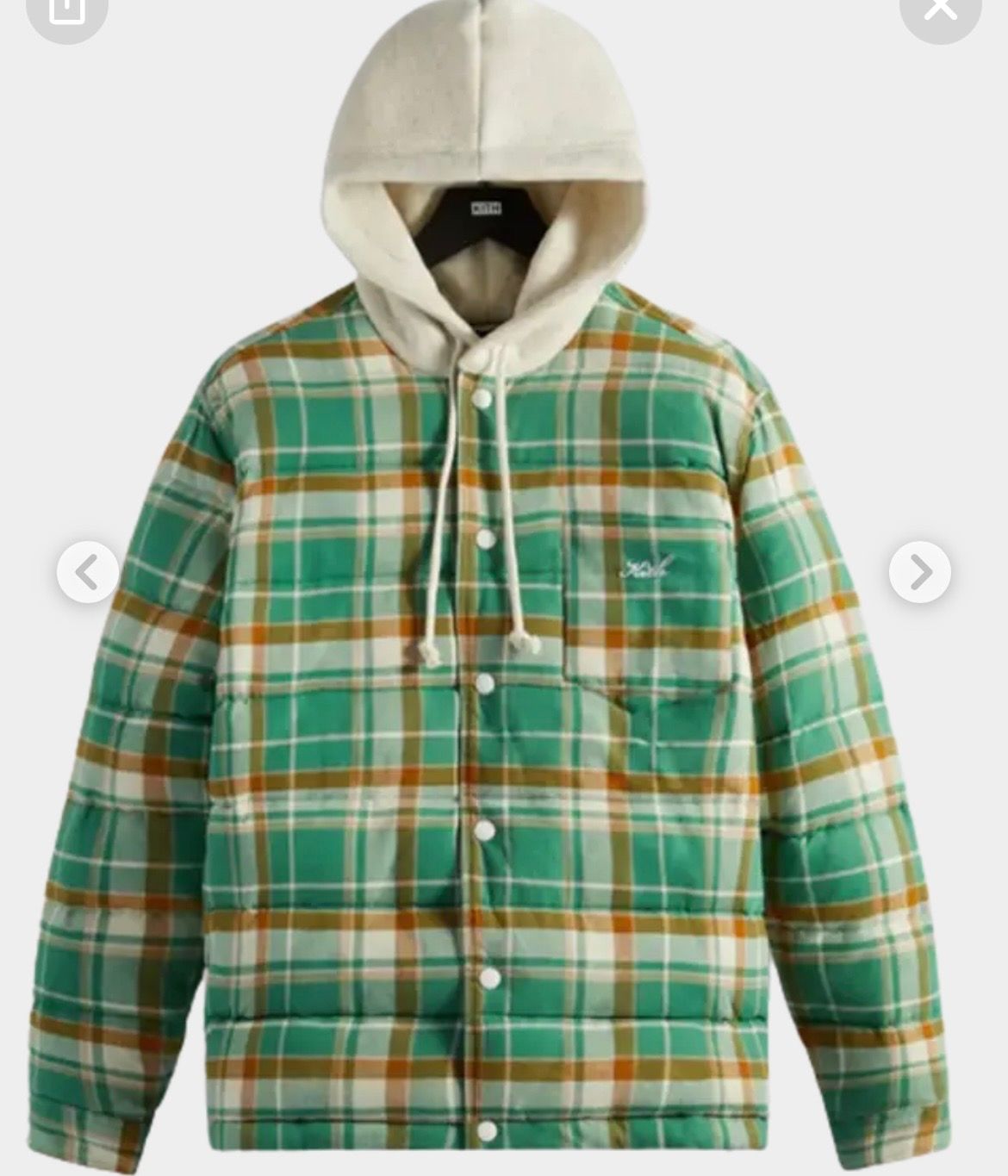 Kith Sterling Quilted Shirt Puffer "Alpine"