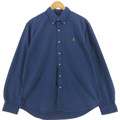 古着 ラルフローレン Ralph Lauren POLO RALPH LAUREN 長袖 ボタンダウンシャツ メンズXL相当/eaa534403