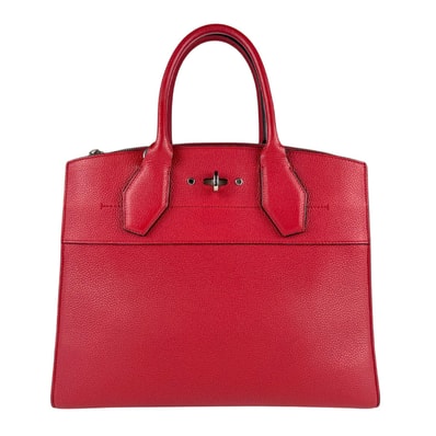 ルイ ヴィトン LOUIS VUITTON ハンドバッグ ショルダーバッグ シティスティーマーMM レザー レッド レディース M53014【中古】 z8131