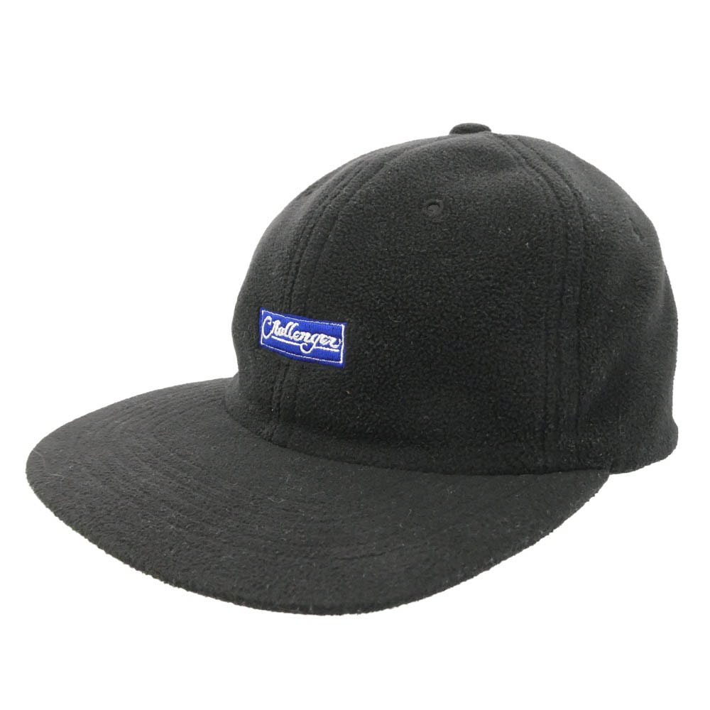 CHALLENGER チャレンジャー BAR LOGO FLEECE CAP ロゴ フリース キャップ ブラック系【中古】