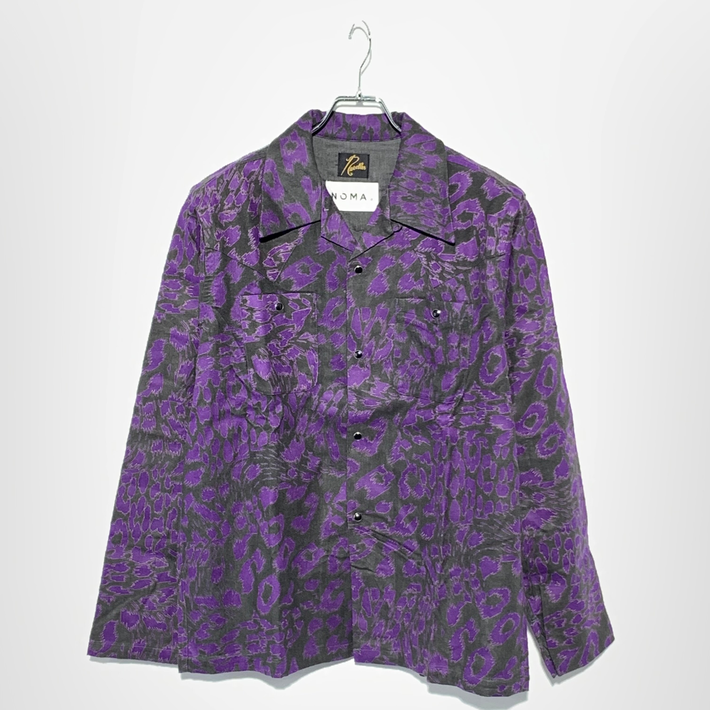 Needles x NOMA t.d. Cowboy One-Up Shirt - Leopard Pt. "Black"